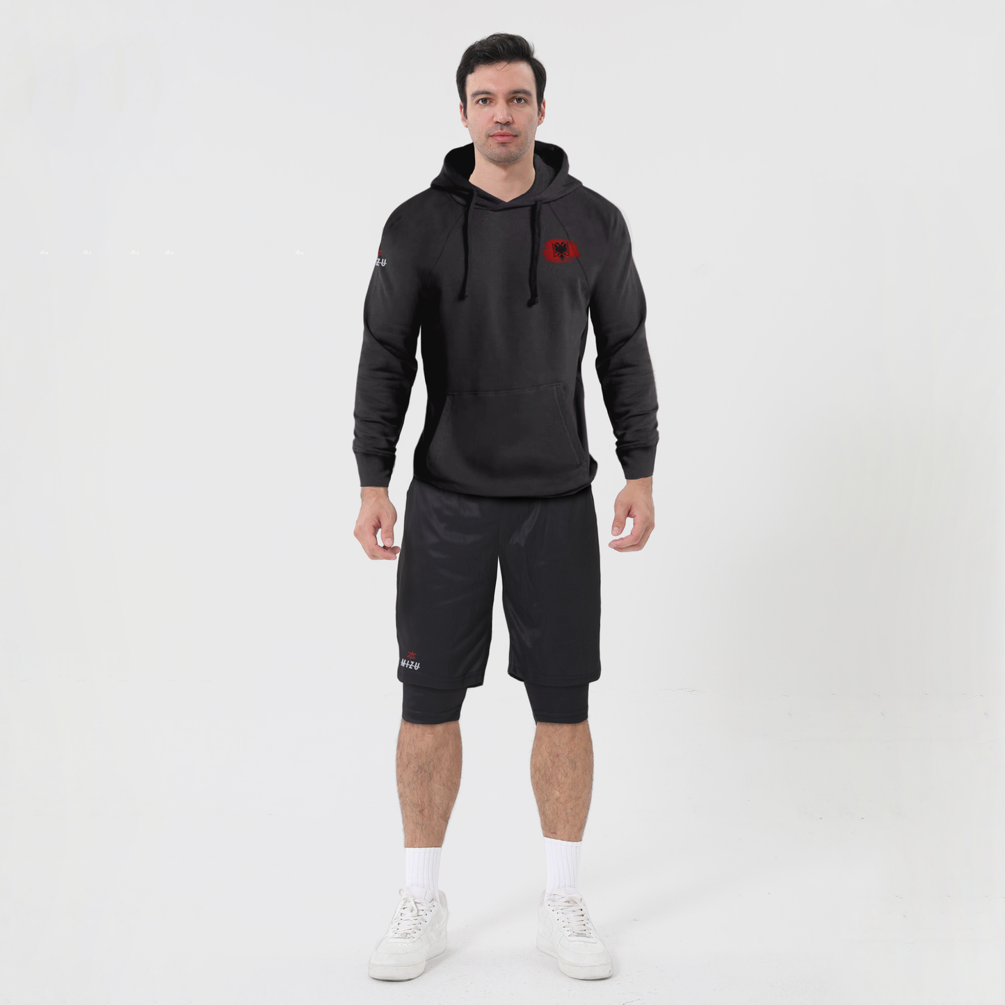 Albania Flag and Eagle Performance Hoodie