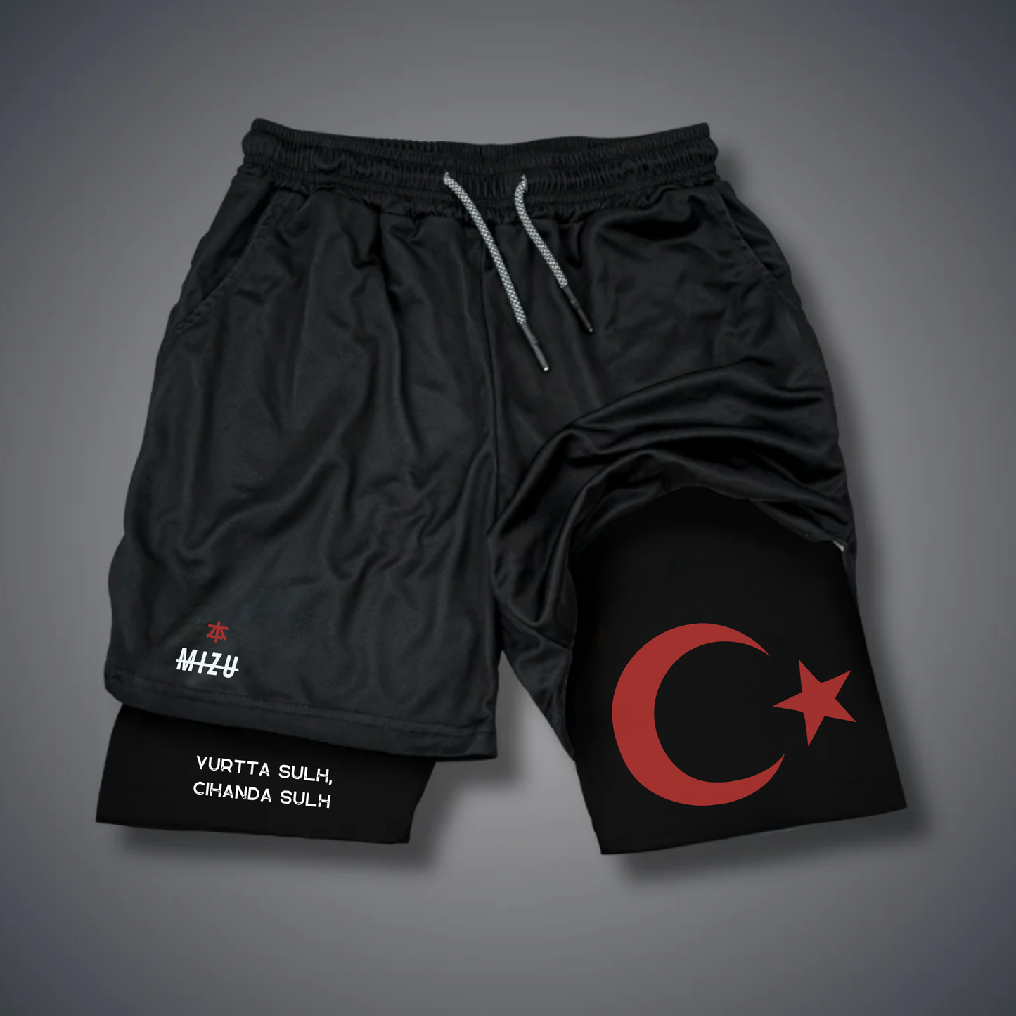 Turkiye Performance-Shorts – Rot 