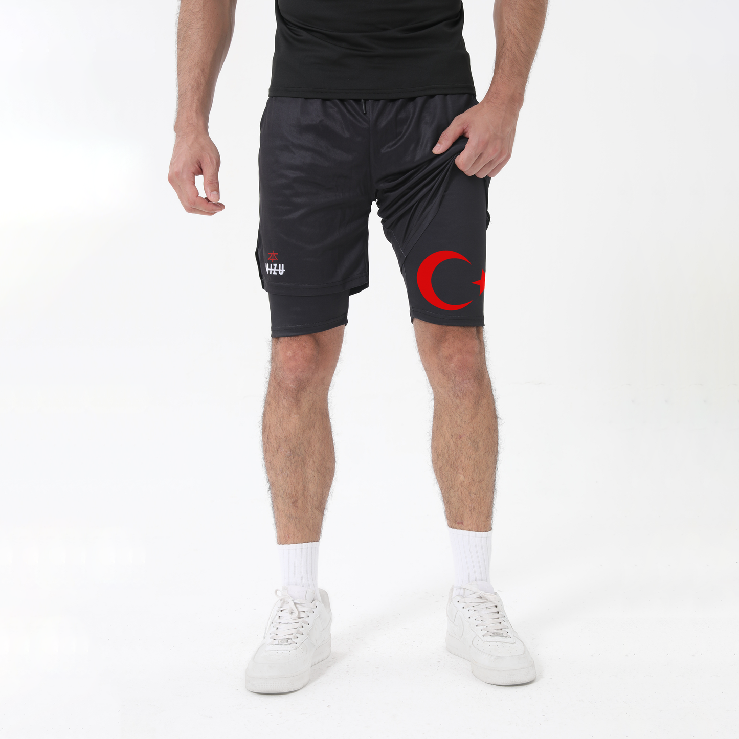 Turkiye Performance-Shorts – Rot 