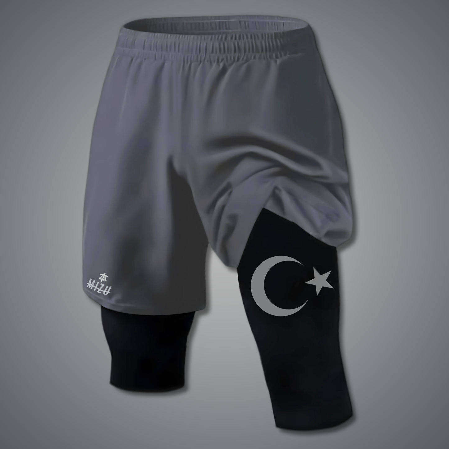 Turkiye - White 'Awrah' 3/4 Shorts