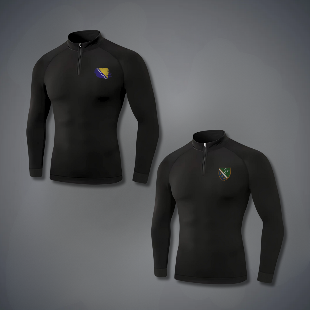 Bosnia  1/4 Zip Long Sleeves Pack 2