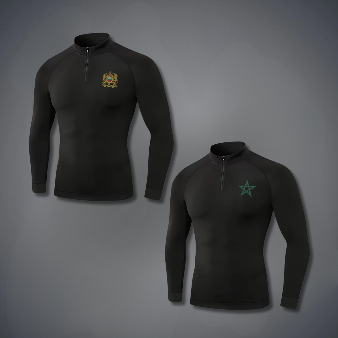 Maroc 1/4 Zip Long Sleeves Pack 2