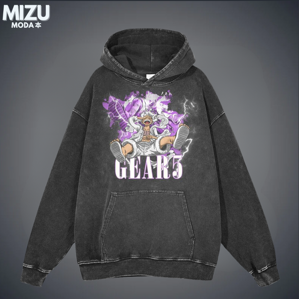 Vintage Hoodie Luffy Gear 5