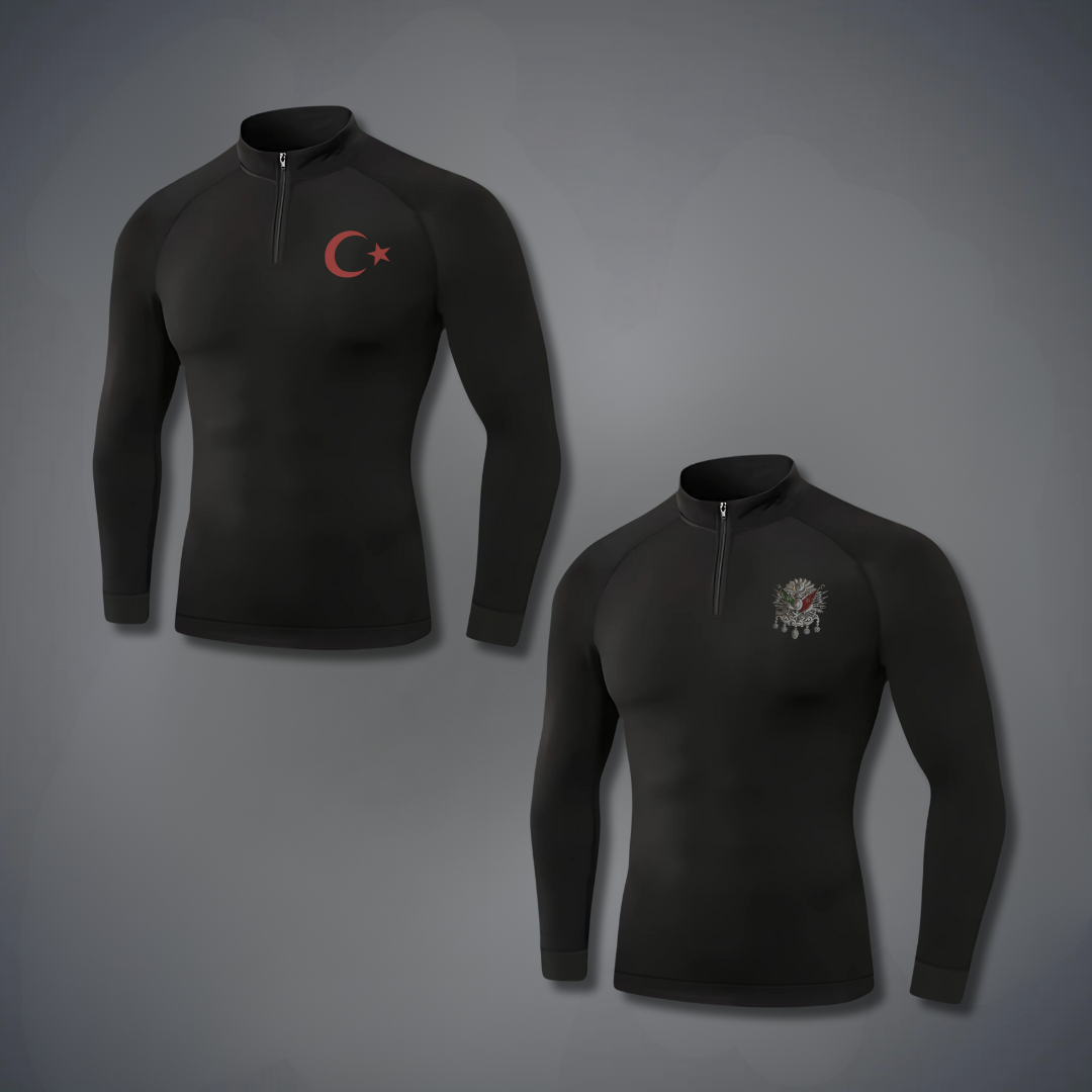 Unleash your potential with our 2 1/4 Zip Long Sleeves.