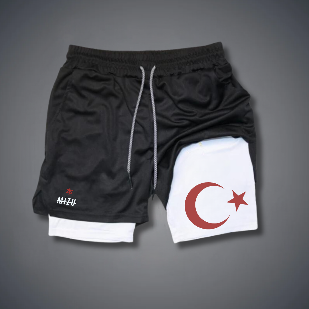 Turkiye Performance-Shorts – Rot 