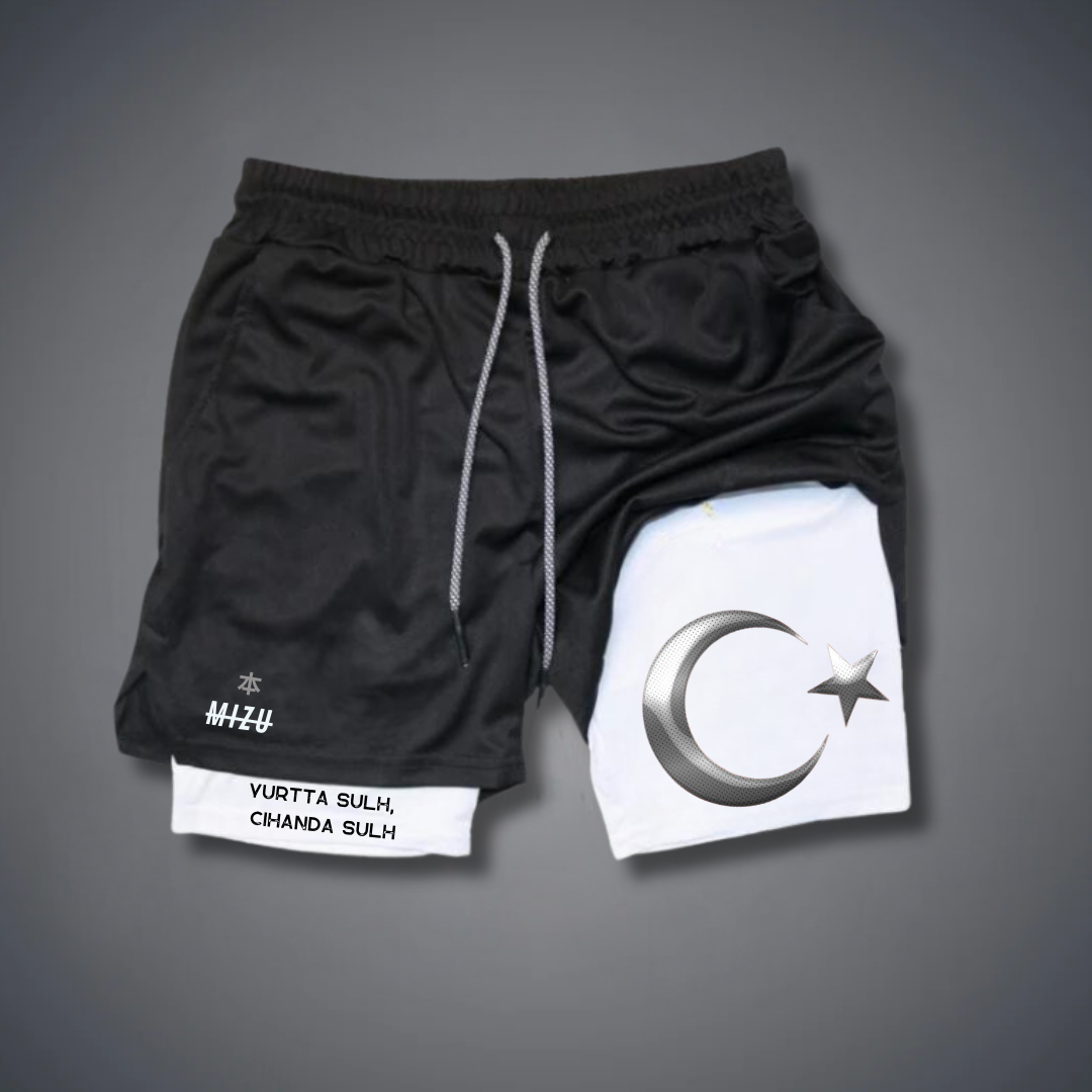 Turkiye Performance-Shorts – Silber 